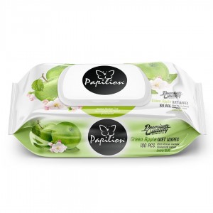 Papilion Islak Havlu Green Apple 100 Lü