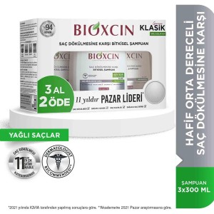 Bioxcin Genesis Klasik Şampuan 3 Al 2 Öde Yağlı Saçlar İçin