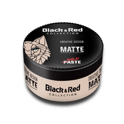 Black Red Wıld Paste Matte Wax 100 ml