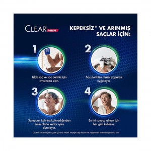 Clear Şampuan Cool Sport Menthol 485 ml