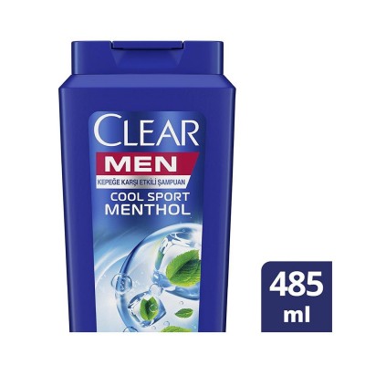 Clear Şampuan Cool Sport Menthol 485 ml