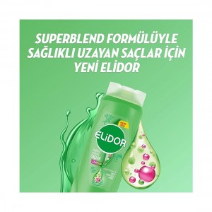 Elidor Şampuan Sağlıklı Uzayan Saçlar 500 ml