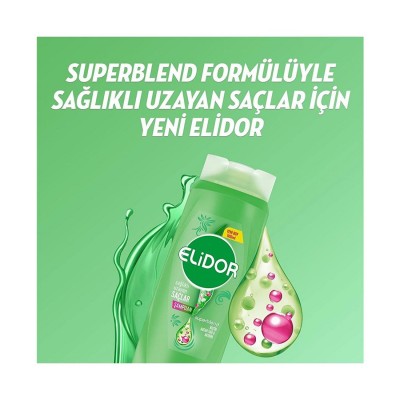 Elidor Şampuan Sağlıklı Uzayan Saçlar 500 ml