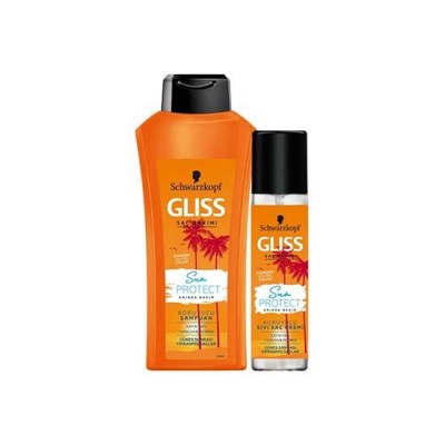 Glıss Sun Protect 360 ml Şampuan + 200 ml Sıvı Saç Kremi