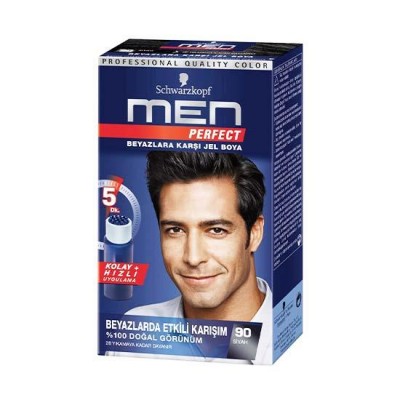 Men Perfect Erkek Saç Boyası Siyah 90