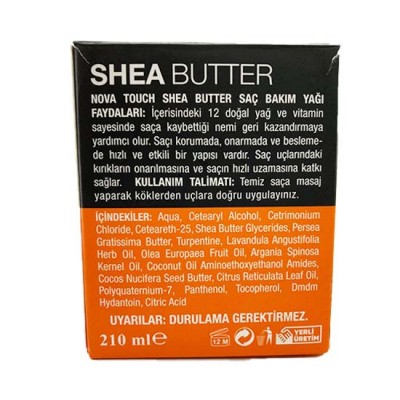 Nova Touch Shea Butter Saç Bakım Kompleksi 210 ml