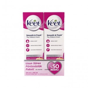 Veet Tüy Dökücü Krem Normal Ciltler İçin 100 +100 ml