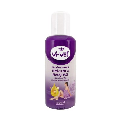 Vi Vet Ağda Sonrası Temizleme ve Masaj Yağı E Vitamini 125 ml