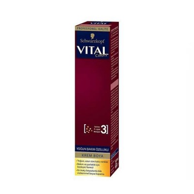 Vital Colors Krem Saç Boyası 5-68 Koyu Bronz Kahve