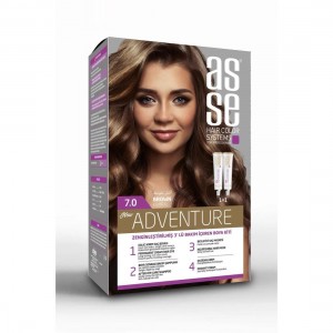 Asse Krem Saç Boya Set 50+50 ml 7.0 Kumral