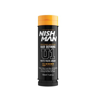 Nish Man Saç Şekillendirici Wax U1 Matte Paste Argan 100 ml