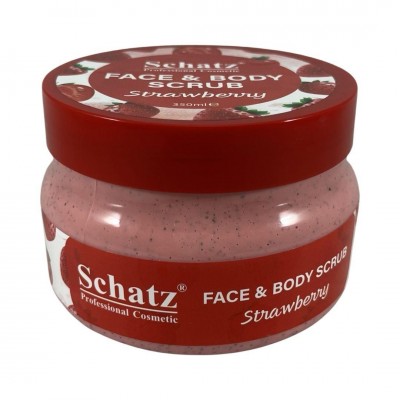 Schatz Face Body Scrub Peeling Çilek  350 ml