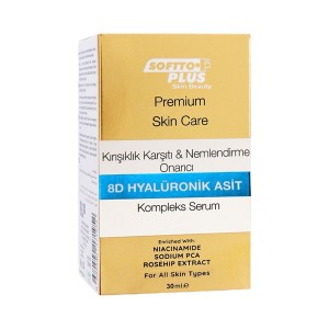 Softto Plus Kırışıklık Karşıtı Nemlendirme Onarıcı Yüz Serumu 30 ml