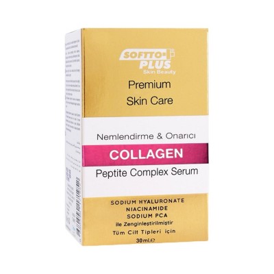 Softto Plus Kolojen Peptit Complex Yüz Serumu 30 ml