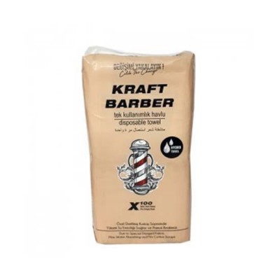 Kraft Barber Tek Kullanımlık Saç Havlusu 100 Lü